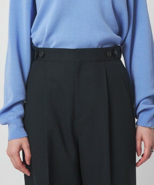 green label relaxing / グリーンレーベル リラクシング チノ・ワークパンツ | ラミーブレンド ワイド パンツ | 詳細18