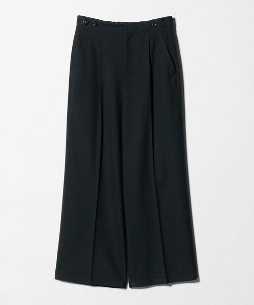 green label relaxing / グリーンレーベル リラクシング チノ・ワークパンツ | ラミーブレンド ワイド パンツ | 詳細24