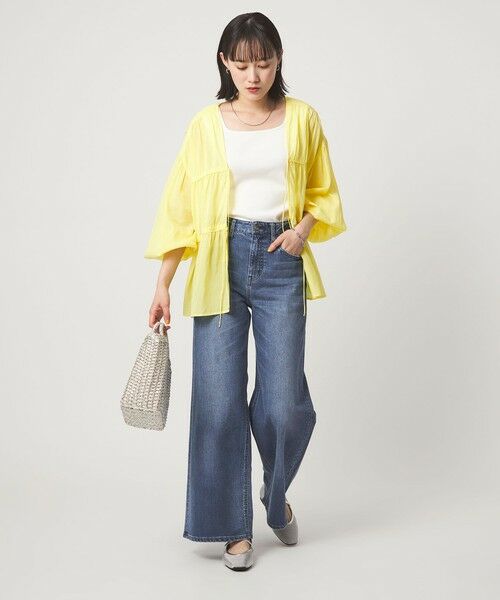 green label relaxing / グリーンレーベル リラクシング デニムパンツ | 【別注】＜Healthy DENIM＞ワイド フレア デニム パンツ | 詳細7