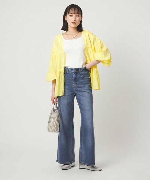 green label relaxing / グリーンレーベル リラクシング デニムパンツ | 【別注】＜Healthy DENIM＞ワイド フレア デニム パンツ | 詳細8