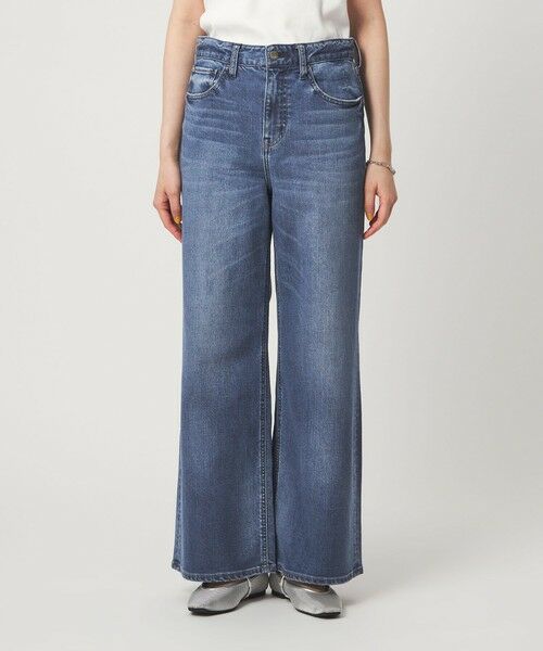 green label relaxing / グリーンレーベル リラクシング デニムパンツ | 【別注】＜Healthy DENIM＞ワイド フレア デニム パンツ | 詳細9
