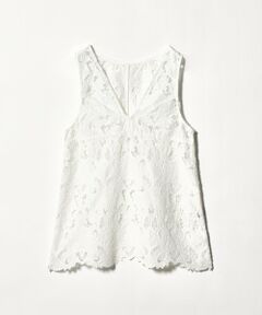 green label relaxing / グリーンレーベル リラクシング シャツ・ブラウス | レース ノースリーブ ブラウス