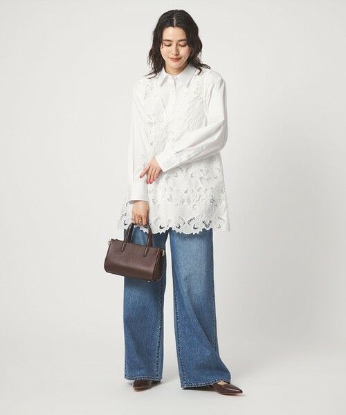 green label relaxing / グリーンレーベル リラクシング シャツ・ブラウス | レース ノースリーブ ブラウス | 詳細15