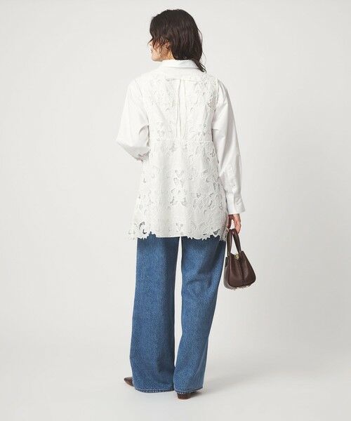 green label relaxing / グリーンレーベル リラクシング シャツ・ブラウス | レース ノースリーブ ブラウス | 詳細17