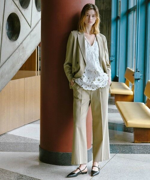 green label relaxing / グリーンレーベル リラクシング シャツ・ブラウス | レース ノースリーブ ブラウス | 詳細2
