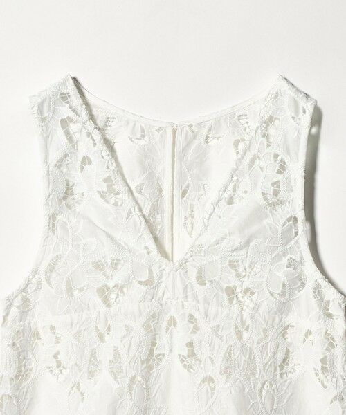 green label relaxing / グリーンレーベル リラクシング シャツ・ブラウス | レース ノースリーブ ブラウス | 詳細2