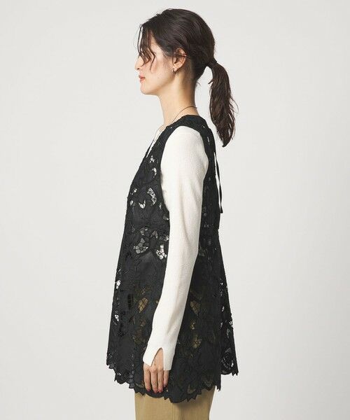 green label relaxing / グリーンレーベル リラクシング シャツ・ブラウス | レース ノースリーブ ブラウス | 詳細25