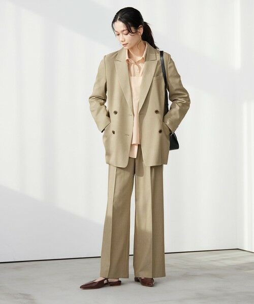 green label relaxing / グリーンレーベル リラクシング テーラードジャケット | ［size SHORTあり］ラミーブレンド ダブル ジャケット | 詳細5