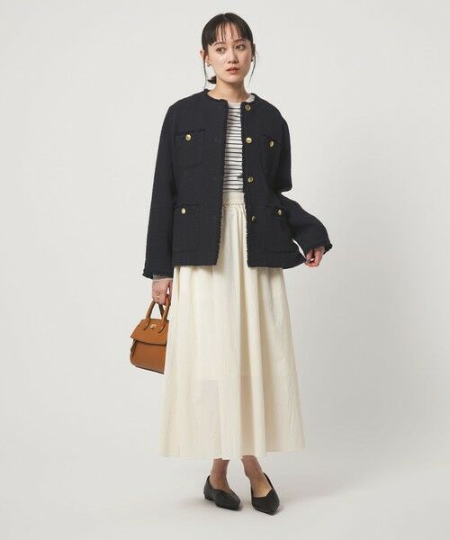 green label relaxing / グリーンレーベル リラクシング ノーカラージャケット | ［size SHORTあり］Bisentino ノーカラー ジャケット | 詳細26