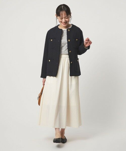 green label relaxing / グリーンレーベル リラクシング ノーカラージャケット | ［size SHORTあり］Bisentino ノーカラー ジャケット | 詳細27