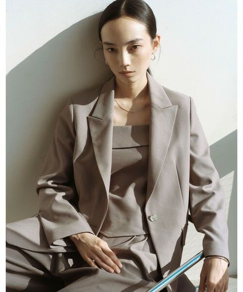 green label relaxing / グリーンレーベル リラクシング テーラードジャケット | ＜SEASONAL COLLECTION＞ジャケット（DK.GRAY）