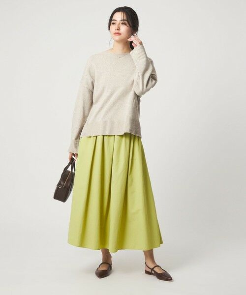 green label relaxing / グリーンレーベル リラクシング ロング・マキシ丈スカート | タック フレア スカート 2 | 詳細13