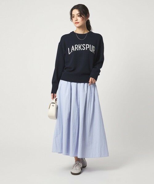 green label relaxing / グリーンレーベル リラクシング ロング・マキシ丈スカート | タック フレア スカート 2 | 詳細8