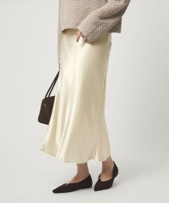 green label relaxing / グリーンレーベル リラクシング ロング・マキシ丈スカート | サテン ナロー スカート