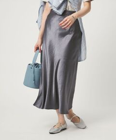 green label relaxing / グリーンレーベル リラクシング ロング・マキシ丈スカート | サテン ナロー スカート