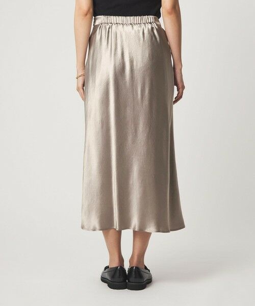 green label relaxing / グリーンレーベル リラクシング ロング・マキシ丈スカート | サテン ナロー スカート | 詳細16