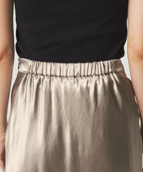green label relaxing / グリーンレーベル リラクシング ロング・マキシ丈スカート | サテン ナロー スカート | 詳細18