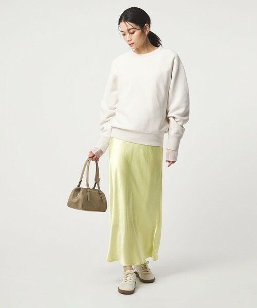 green label relaxing / グリーンレーベル リラクシング ロング・マキシ丈スカート | サテン ナロー スカート | 詳細25