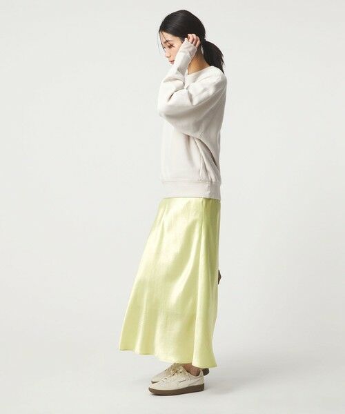 green label relaxing / グリーンレーベル リラクシング ロング・マキシ丈スカート | サテン ナロー スカート | 詳細26
