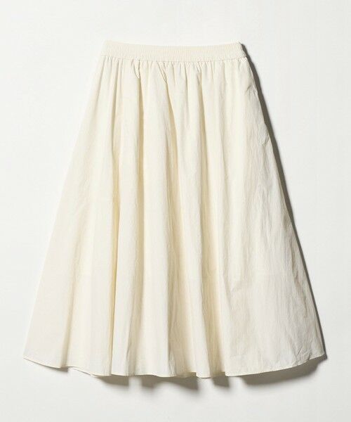 green label relaxing / グリーンレーベル リラクシング ロング・マキシ丈スカート | ギャザー フレア スカート オフホワイト | 詳細7