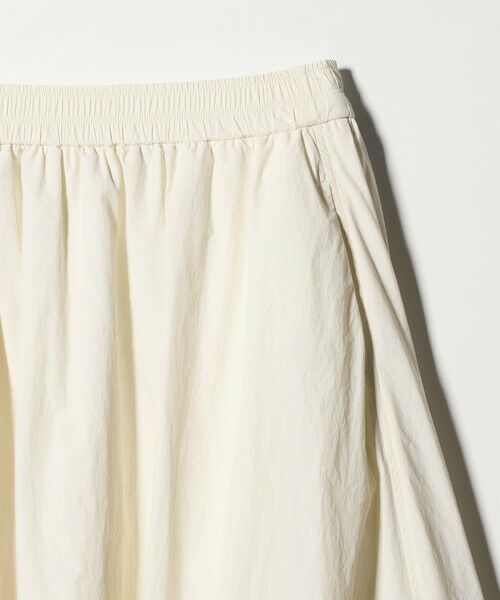 green label relaxing / グリーンレーベル リラクシング ロング・マキシ丈スカート | ギャザー フレア スカート オフホワイト | 詳細9