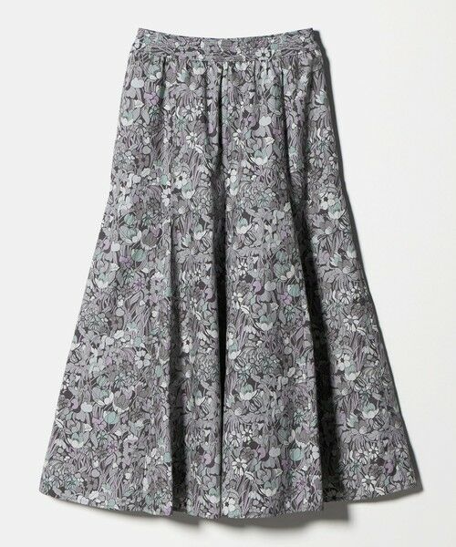 green label relaxing / グリーンレーベル リラクシング ロング・マキシ丈スカート | LIBERTY フレア スカート | 詳細4