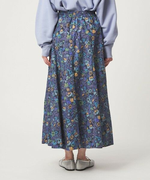 green label relaxing / グリーンレーベル リラクシング ロング・マキシ丈スカート | LIBERTY フレア スカート | 詳細13