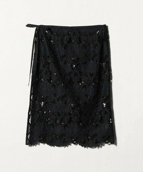 green label relaxing / グリーンレーベル リラクシング ミニ・ひざ丈スカート | レース レイヤード スカート | 詳細22