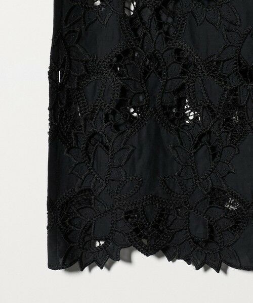 green label relaxing / グリーンレーベル リラクシング ミニ・ひざ丈スカート | レース レイヤード スカート | 詳細26