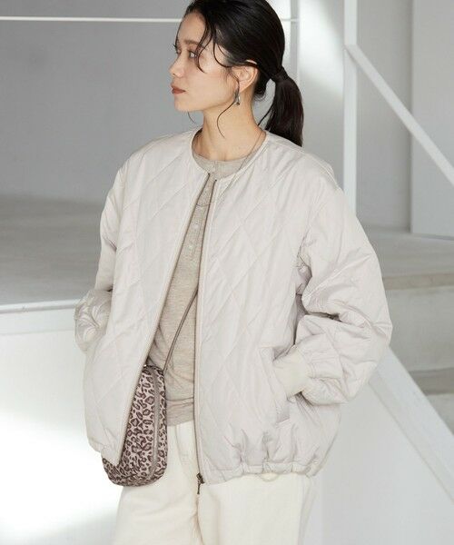 green label relaxing / グリーンレーベル リラクシング ブルゾン | ダイヤ キルティング ブルゾン 撥水 | 詳細9