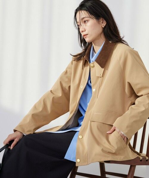 green label relaxing / グリーンレーベル リラクシング ブルゾン | 【別注】＜Barbour＞BORROWDALE ショート ブルゾン（BEIGE）