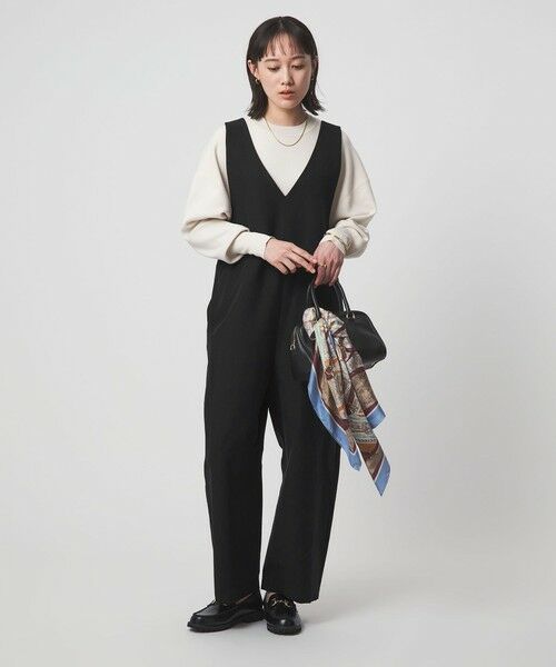 green label relaxing / グリーンレーベル リラクシング サロペット・オールインワン | オルマイ LI/MIX オールインワン マシンウォッシャブル ストレッチ 吸水速乾 接触冷感 | 詳細5