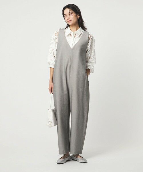 green label relaxing / グリーンレーベル リラクシング サロペット・オールインワン | オルマイ LI/MIX オールインワン マシンウォッシャブル ストレッチ 吸水速乾 接触冷感 | 詳細19