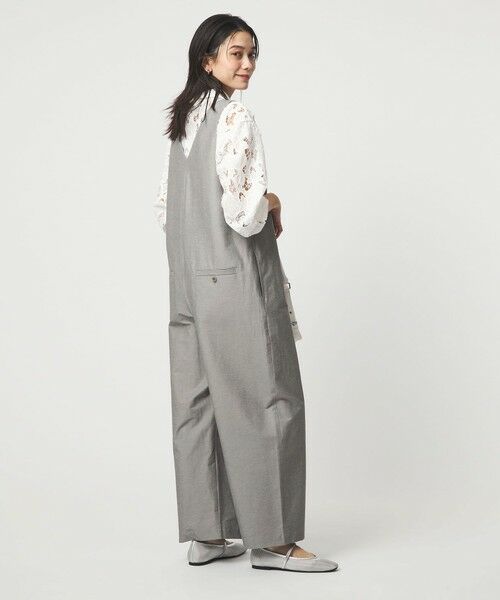 green label relaxing / グリーンレーベル リラクシング サロペット・オールインワン | オルマイ LI/MIX オールインワン マシンウォッシャブル ストレッチ 吸水速乾 接触冷感 | 詳細18