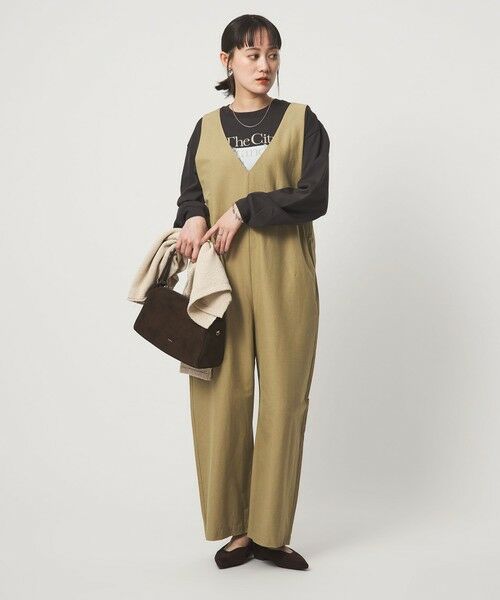 green label relaxing / グリーンレーベル リラクシング サロペット・オールインワン | オルマイ LI/MIX オールインワン マシンウォッシャブル ストレッチ 吸水速乾 接触冷感 | 詳細24