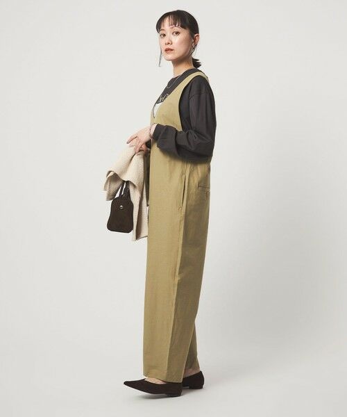 green label relaxing / グリーンレーベル リラクシング サロペット・オールインワン | オルマイ LI/MIX オールインワン マシンウォッシャブル ストレッチ 吸水速乾 接触冷感 | 詳細25