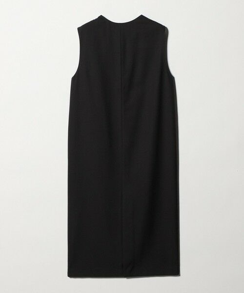 green label relaxing / グリーンレーベル リラクシング ロング・マキシ丈ワンピース | ［size SHORTあり］リネンライク キーネック ジャンパースカート | 詳細5