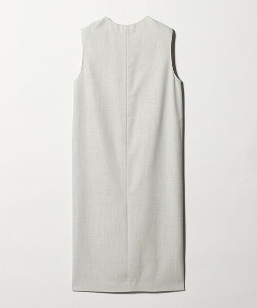 green label relaxing / グリーンレーベル リラクシング ロング・マキシ丈ワンピース | ［size SHORTあり］リネンライク キーネック ジャンパースカート | 詳細13