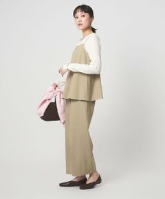 green label relaxing / グリーンレーベル リラクシング サロペット・オールインワン | ［size SHORT/TALLあり］ラミーブレンド オールインワン