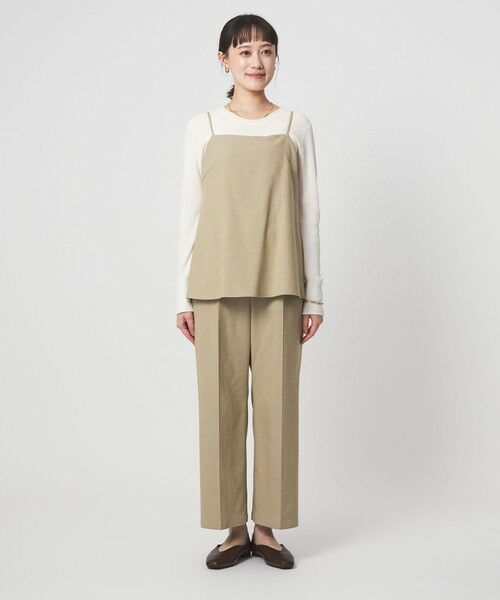 green label relaxing / グリーンレーベル リラクシング サロペット・オールインワン | ［size SHORT/TALLあり］ラミーブレンド オールインワン | 詳細7