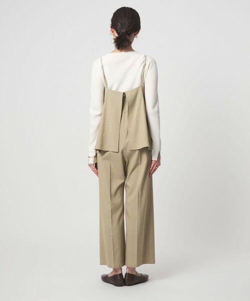 green label relaxing / グリーンレーベル リラクシング サロペット・オールインワン | ［size SHORT/TALLあり］ラミーブレンド オールインワン | 詳細9