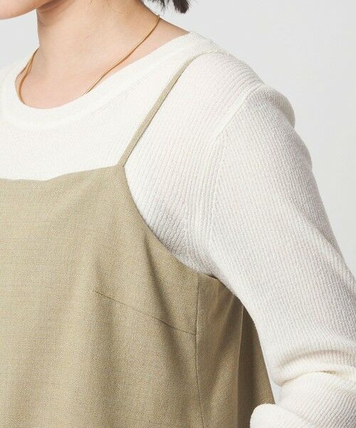 green label relaxing / グリーンレーベル リラクシング サロペット・オールインワン | ［size SHORT/TALLあり］ラミーブレンド オールインワン | 詳細11