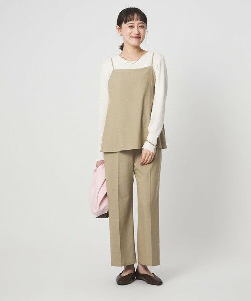 green label relaxing / グリーンレーベル リラクシング サロペット・オールインワン | ［size SHORT/TALLあり］ラミーブレンド オールインワン | 詳細3