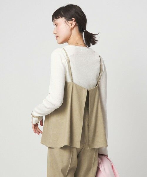 green label relaxing / グリーンレーベル リラクシング サロペット・オールインワン | ［size SHORT/TALLあり］ラミーブレンド オールインワン | 詳細4