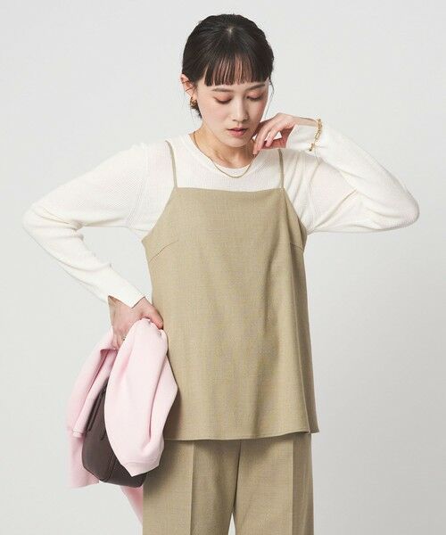 green label relaxing / グリーンレーベル リラクシング サロペット・オールインワン | ［size SHORT/TALLあり］ラミーブレンド オールインワン | 詳細5