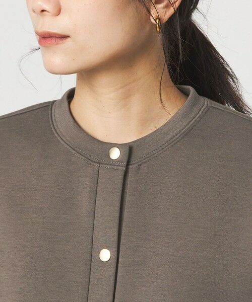 green label relaxing / グリーンレーベル リラクシング カーディガン・ボレロ | ダンボール ノーカラー カーディガン | 詳細21