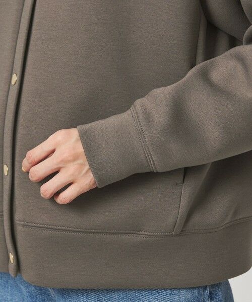 green label relaxing / グリーンレーベル リラクシング カーディガン・ボレロ | ダンボール ノーカラー カーディガン | 詳細23