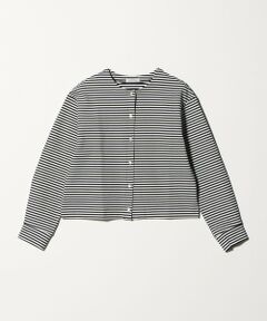 green label relaxing / グリーンレーベル リラクシング カーディガン・ボレロ | リップルボーダー カーディガン