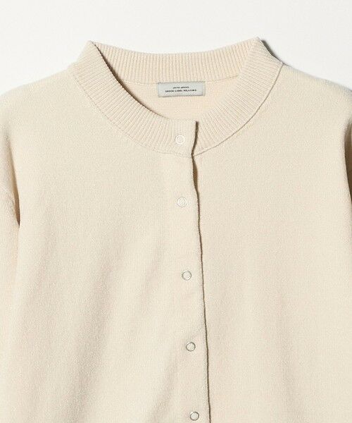 green label relaxing / グリーンレーベル リラクシング カーディガン・ボレロ | モールヤーン クルーネック カーディガン ウォッシャブル | 詳細2