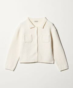 green label relaxing / グリーンレーベル リラクシング カーディガン・ボレロ | ブークレ ポロニット カーディガン ウォッシャブル